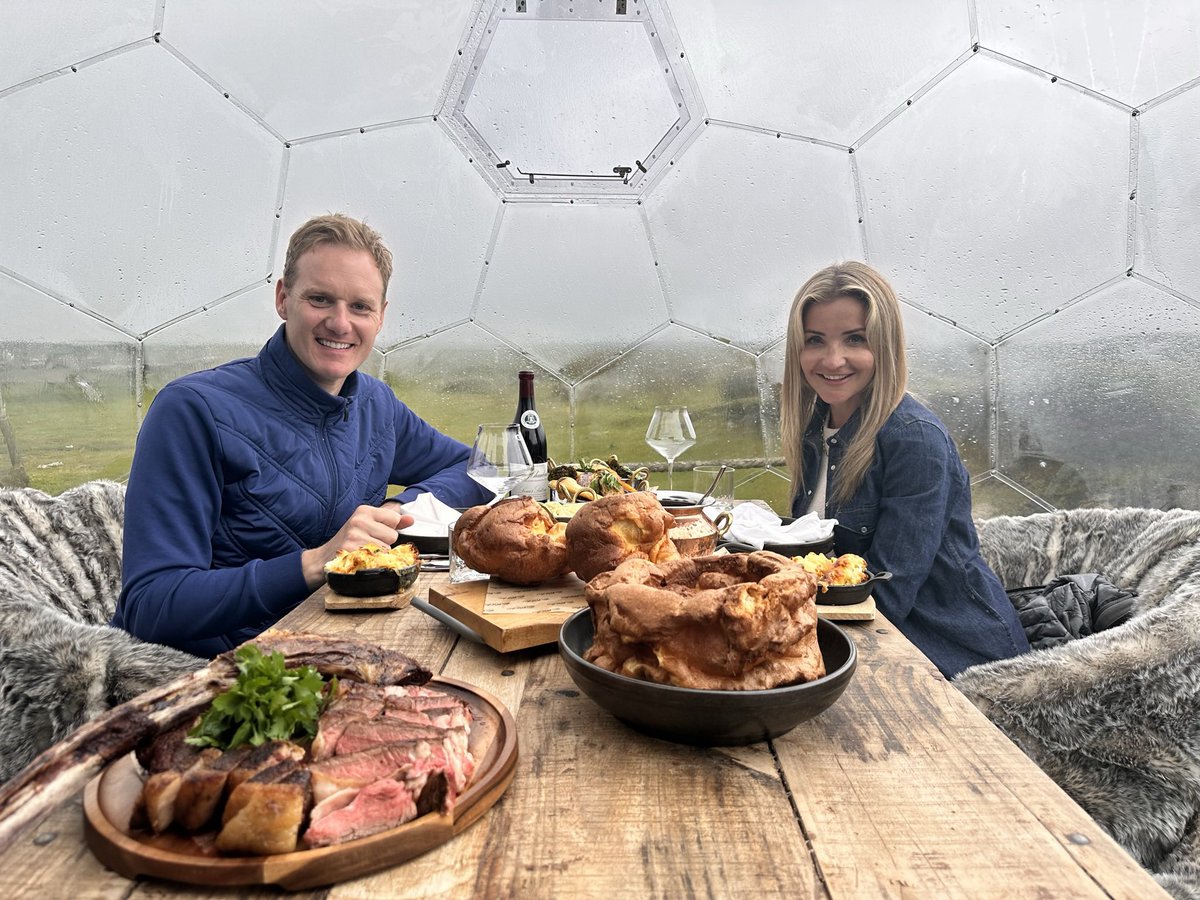 We are back with our #PennineAdventure tonight
9pm @channel5_tv 

We abseil 100m down Alum Pot, picnic at Pendragon castle & make wool art.

We go horse riding, wild swimming & have a meal at the highest pub in the UK 

Let us know what you think @HelenSkelton @DanHelenPennine