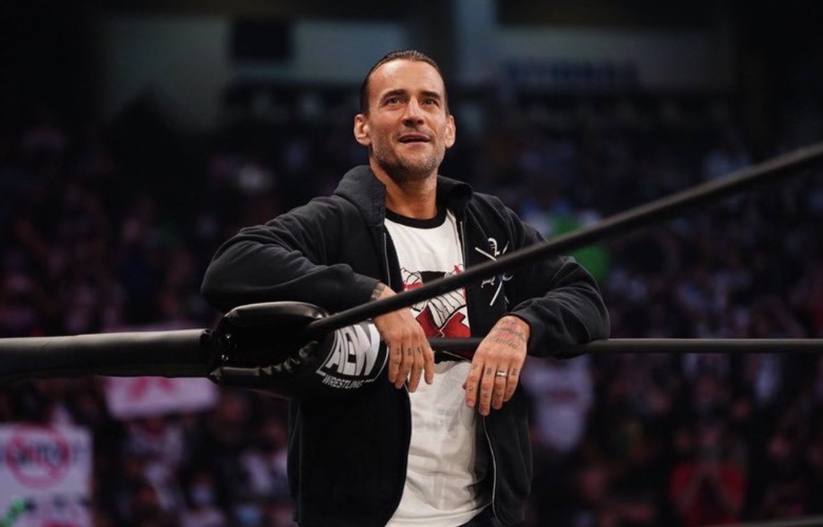 WrestleOps's tweet photo. Sports Illustrated have now CONFIRMED that CM Punk and Jack Perry have both been suspended for an altercation before the start of AEW’s All In PPV this past weekend. https://t.co/cSaousayl5
