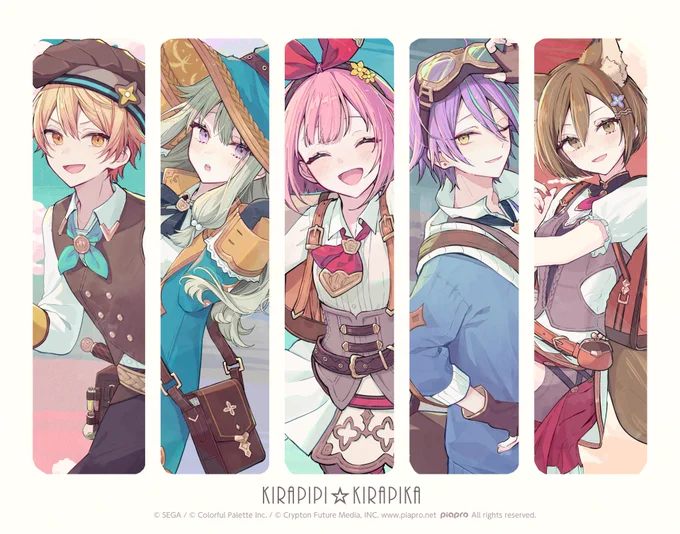 一部SDイラストやパーツです。 「飛び出す絵本」をテーマに手描きっぽいテイストと遊び心を意識しつつ、楽しんで描かせていただきました。 他にも表情差分ございますので、ぜひMVをご覧くださいませ!(2/2)  #プロセカ #ワンダショ