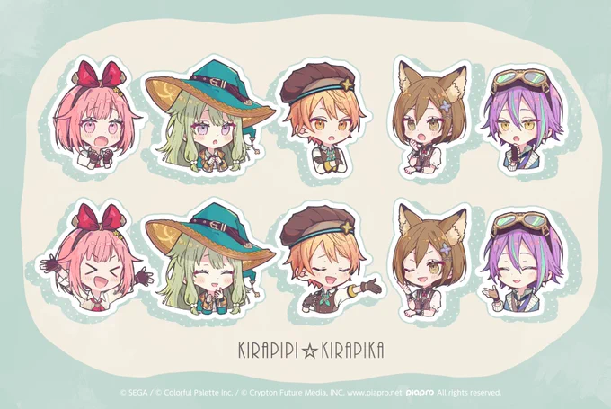 一部SDイラストやパーツです。 「飛び出す絵本」をテーマに手描きっぽいテイストと遊び心を意識しつつ、楽しんで描かせていただきました。 他にも表情差分ございますので、ぜひMVをご覧くださいませ!(2/2)  #プロセカ #ワンダショ