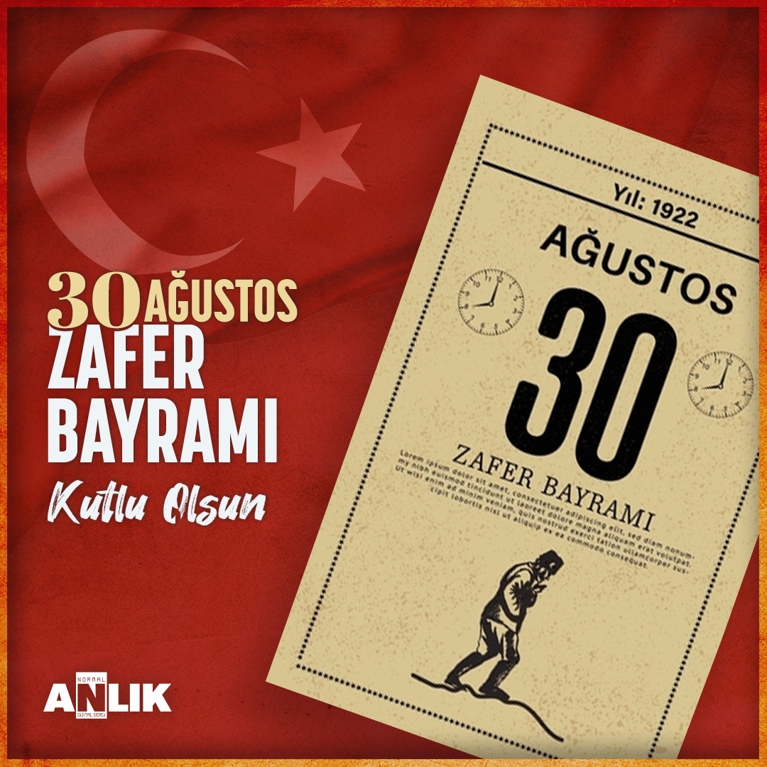 30 Ağustos Zafer Bayramımız kutlu olsun!

#30AğustosZaferBayramı