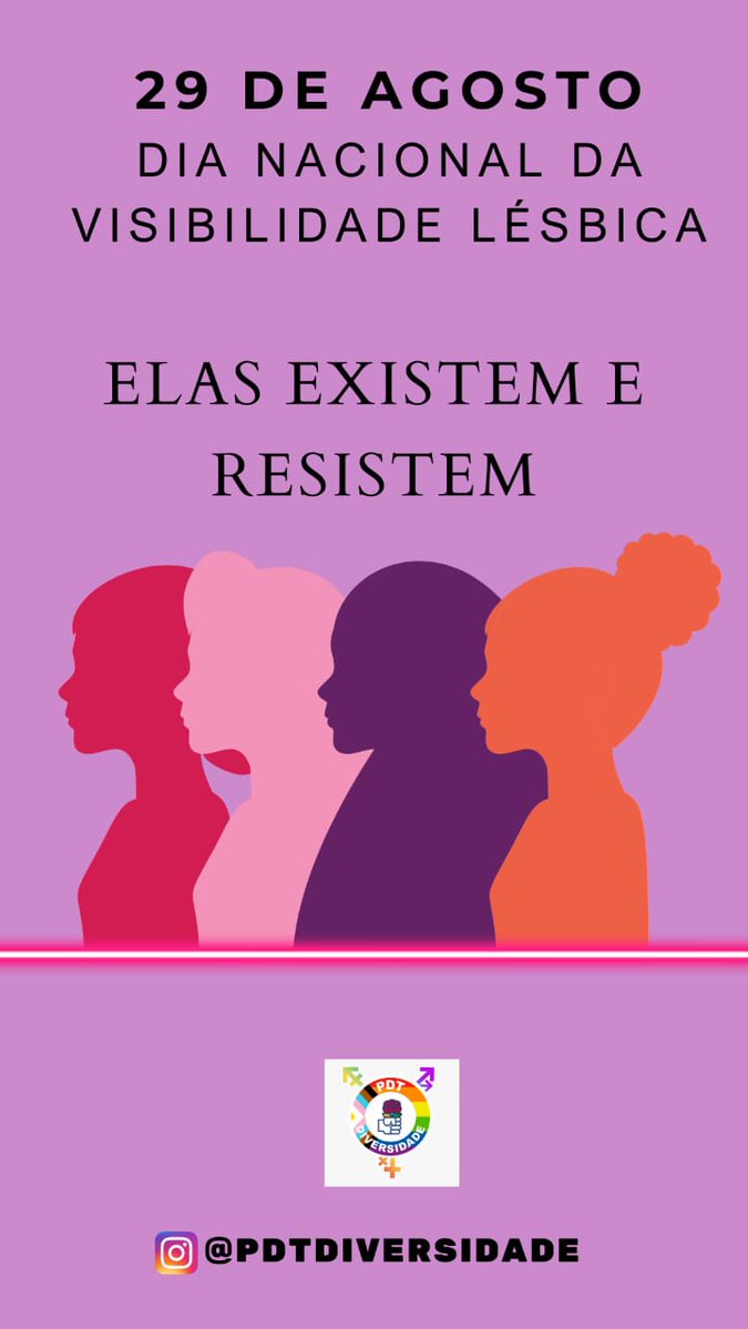 Nosso orgulho é a força motriz de nossa resistência.
#OrgulhoLesbico
