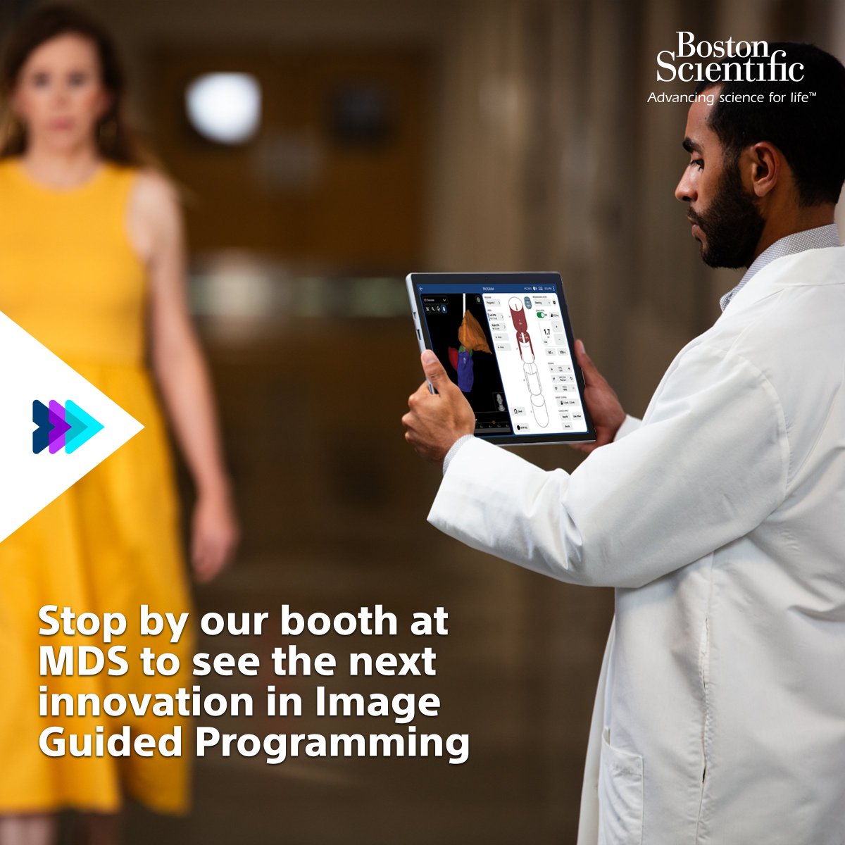 BSCDBS's tweet photo. Are you at MDS? Stop by our booth to learn about our latest, FDA approved advancement in Image Guided Programming, the Vercise™ Neural Navigator 5 Software. Find out more: https://t.co/napjC2Auzh
#imageguidedprogramming #verciseneuralnavigator #DBS #MDScongress https://t.co/laLP2dJ87x