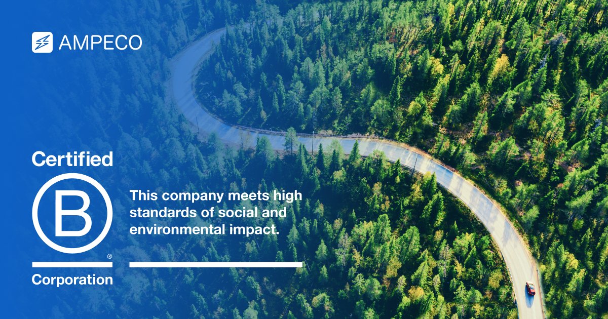 AmpecoGlobal's tweet photo. 🎉 Big News 🌍 Exciting day at #icnc23!

📢 Thrilled to announce AMPECO is now a certified B Corp. 

Our commitment to sustainability and positive change is stronger than ever. 🌿 

#BCorp #Sustainability #AMPECO 

👉 https://t.co/Zx9uxZxOsO https://t.co/5x9rNnuFSu