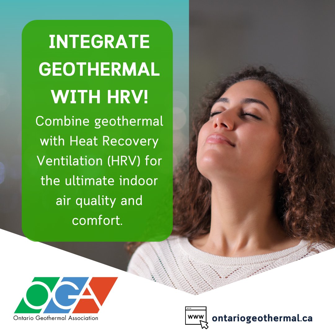 Integrate Geothermal with HRV
Combine geothermal with Heat Recovery Ventilation (HRV) for the ultimate indoor air quality and comfort. Experience eco-conscious living while maintaining perfect temperatures. Say hello to a healthier home with OGA's geothermal-HRV integration.