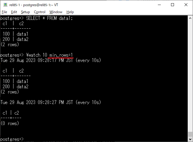 nori_shinoda's tweet photo. PostgreSQL 17 dev: Allow \watch queries to stop on minimum rows returned
https://t.co/TytxKGQksF https://t.co/TW61yttJK7