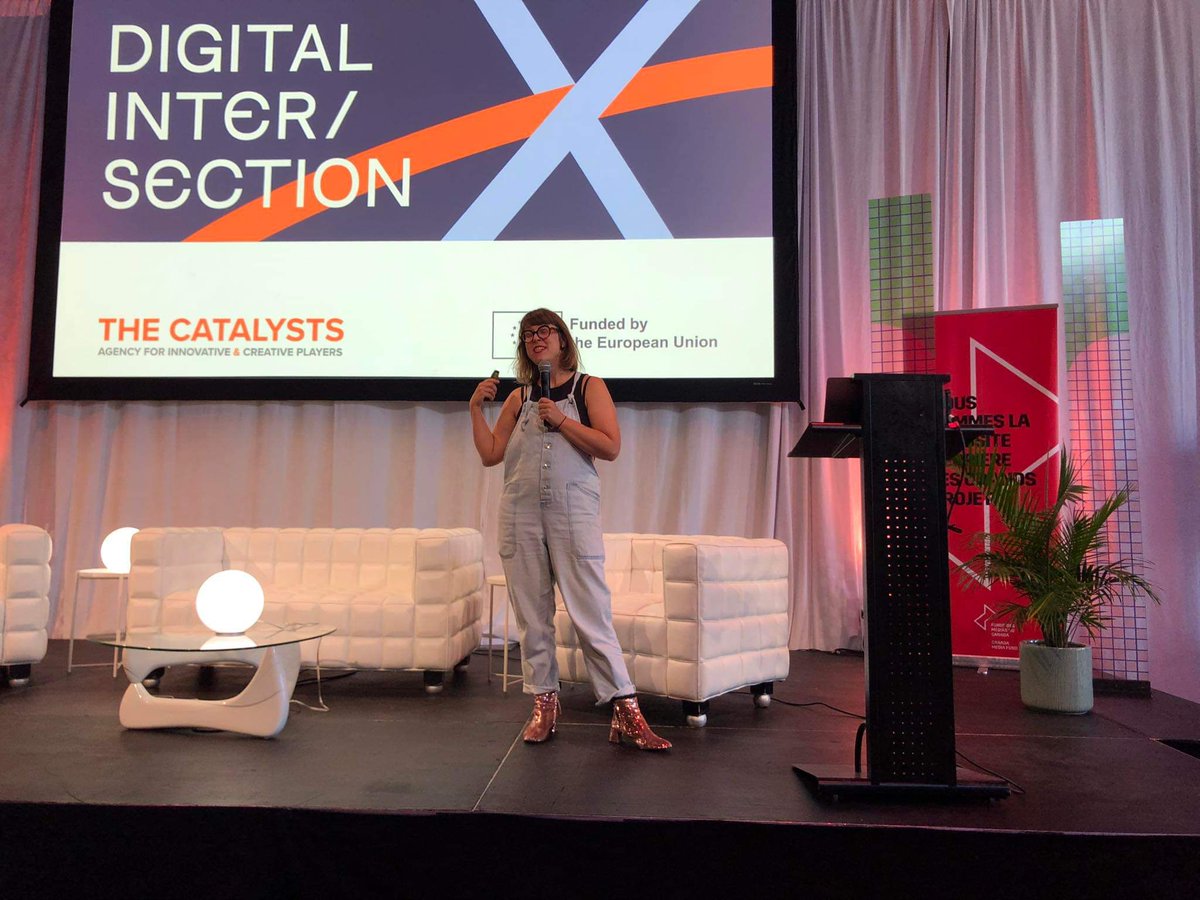 What happened last week? Our Team was represented by Anna Desponds, who gave a fantastic keynote: Uniting #XR, #DigitalArt, and #BusinessInsights at #MUTEKFestival! Moor soon on our current project #DigitalIntersection on digital art organizations!