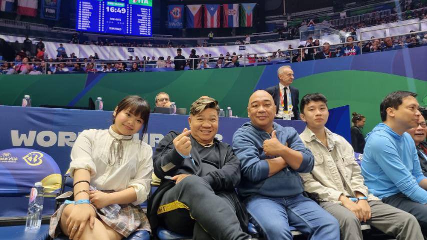 OneSportsPHL's tweet photo. LOOK: Shining bright like a diamond! 💎

Check out some snaps of the celebrities and athletes spotted in Gilas Pilipinas-Italy! 👀

#FIBAWC x #WinForPilipinas  #WinForItalia #WinForAll  #WatchTheWorldPlay https://t.co/WssNbEqZkm