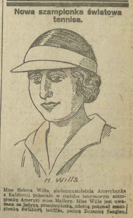 ArthurusScriba's tweet image. Sto lat temu szampionka, zwyciężczyni US Open już była znana. Helena Wills (jeszcze rozumnie spolszczano imiona)
#OTD #IKC