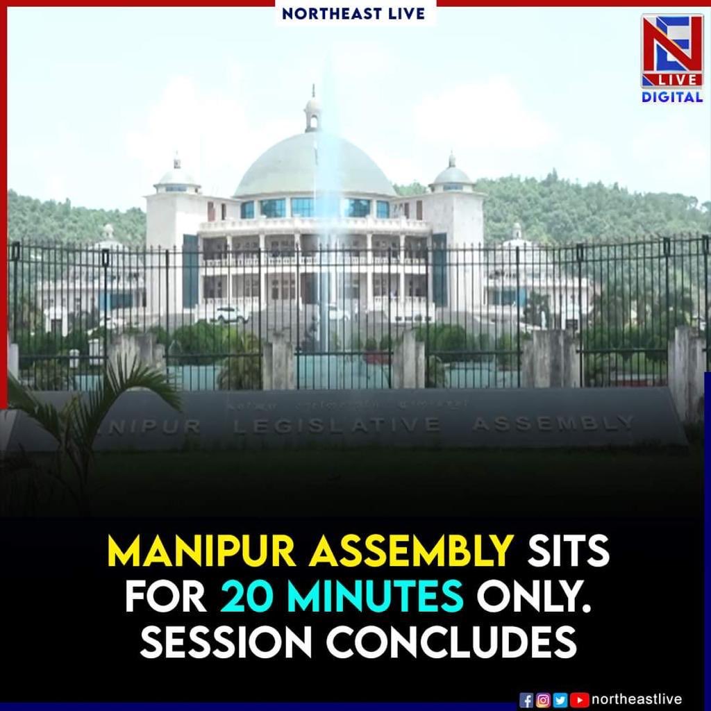 KimHaokipINC's tweet photo. #ManipurViolence is a humanitarian crisis that needs urgent attention.
The assembly session of 20 minutes was a sham that mocked democracy and ignored the plight of the people. The victims of hatred and violence deserve justice and peace. 
#SaveManipur https://t.co/AXfRPkXBYC