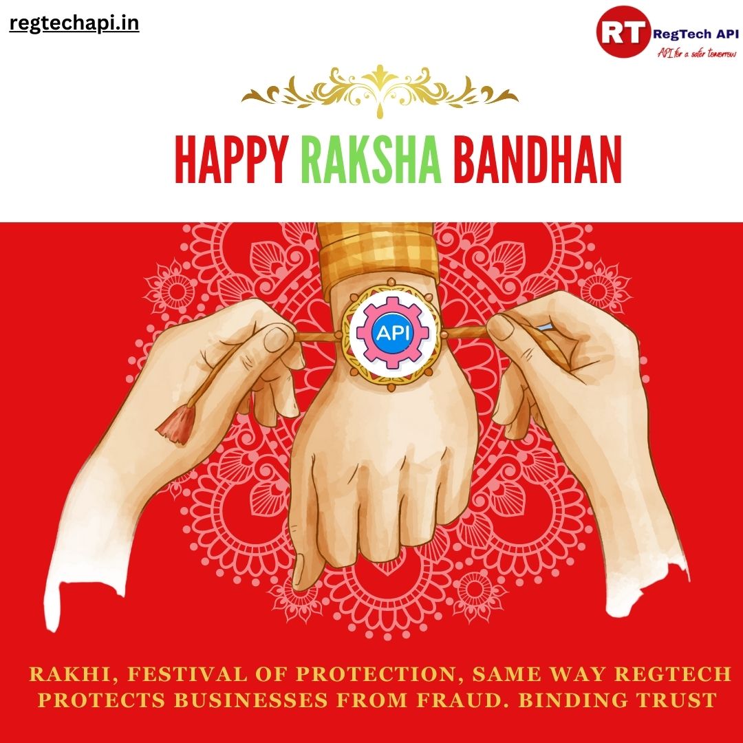 Regtechapi's tweet image. Raksha Bandhan is a day to celebrate the love between brothers and sisters. May the bond only grow stronger with each passing year. Happy Rakhi!!
#Verificationapi #bankingapi #fintechapi #PANverificationAPI #CustomerOnboardingAPI #aadharverificationapi #regtech #regtechapi