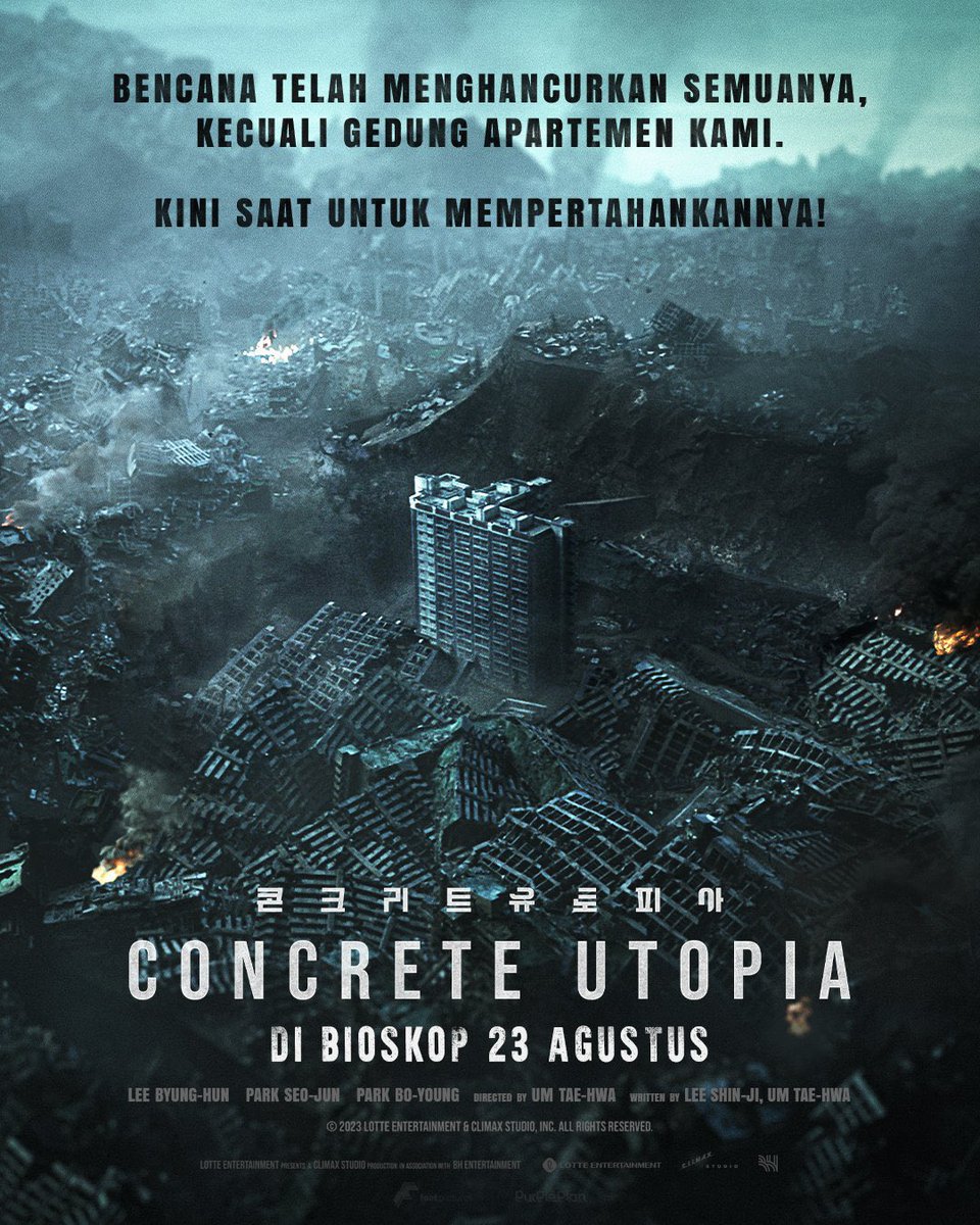 awngeryyy's tweet photo. “You either die a hero, or live long enough to see yourself become the villain”

Akhir kata:
Concrete Utopia:7/10 https://t.co/NTBhKeZrre
