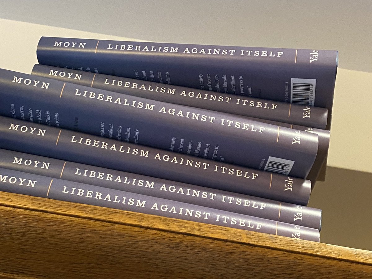 Happy pub date to “Liberalism against Itself.” If you come nearest the number between 1-1000 I just wrote on a scrap of paper, I will send you one of my freebies. yalebooks.yale.edu/book/978030026…