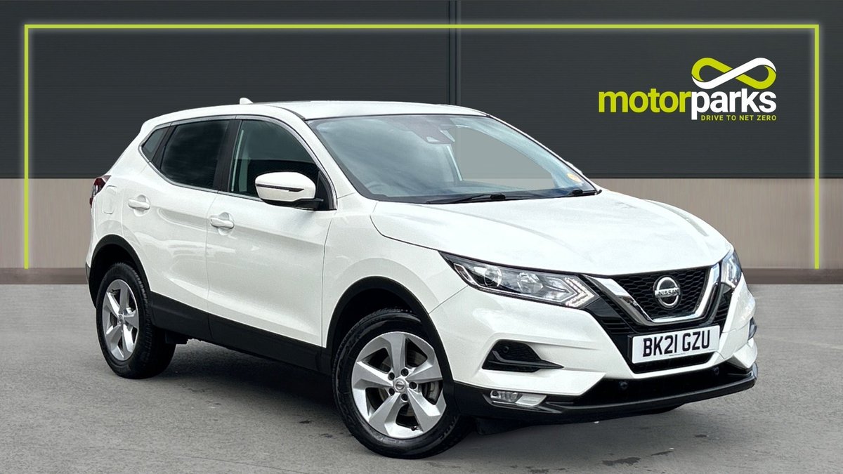 2021 Nissan Qashqai
1.3 DiG-T 160 Acenta Premium DCT with Navigation
Under 5,000 Miles in White

Available at £21,595

- Part Exchange Available
- Ready to Test Drive
- Finance Available
- Qualifies for Warranty4Life

Find out more: 01925 934 746

motorparks.co.uk/used-cars/moto…