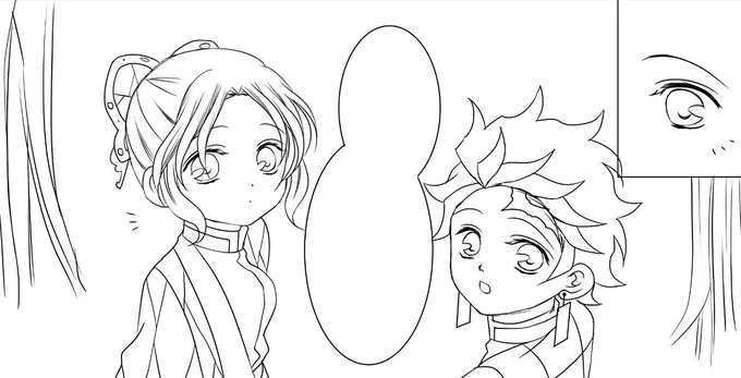 残暑お見舞い🎴🦋短編漫画、8月中には間に合わないかもですが💦完成したら読んでやってください〜😂💖💖
#炭しの 