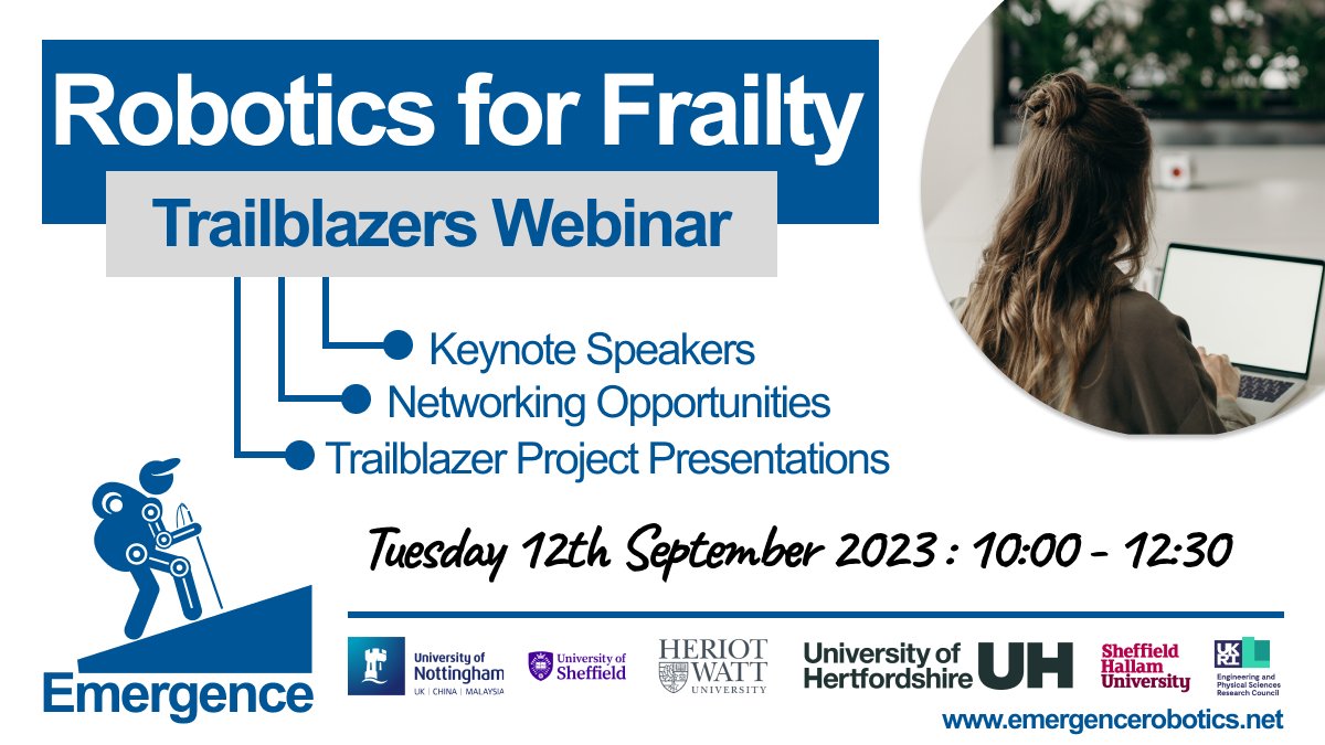 Want to find out more about what the EMERGENCE network has been up to, what our trailblazer project teams are working on and how we can all work together to tackle some of the challenges facing those living with frailty?

Register now: forms.office.com/e/7pPBsVnZPy