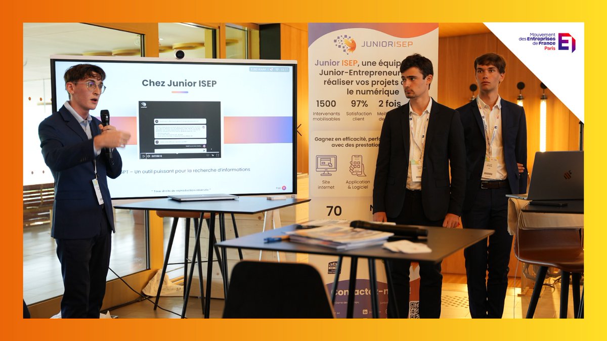 ATELIER I « ChatGPT/DALL.E2 » animé par les étudiants de <a href="/JuniorISEP/">Junior ISEP</a>

« JuniorISEP et l'IA au service de votre business »

#LaREF23 <a href="/ISEP/">Isep - École d'ingénieurs du numérique</a>