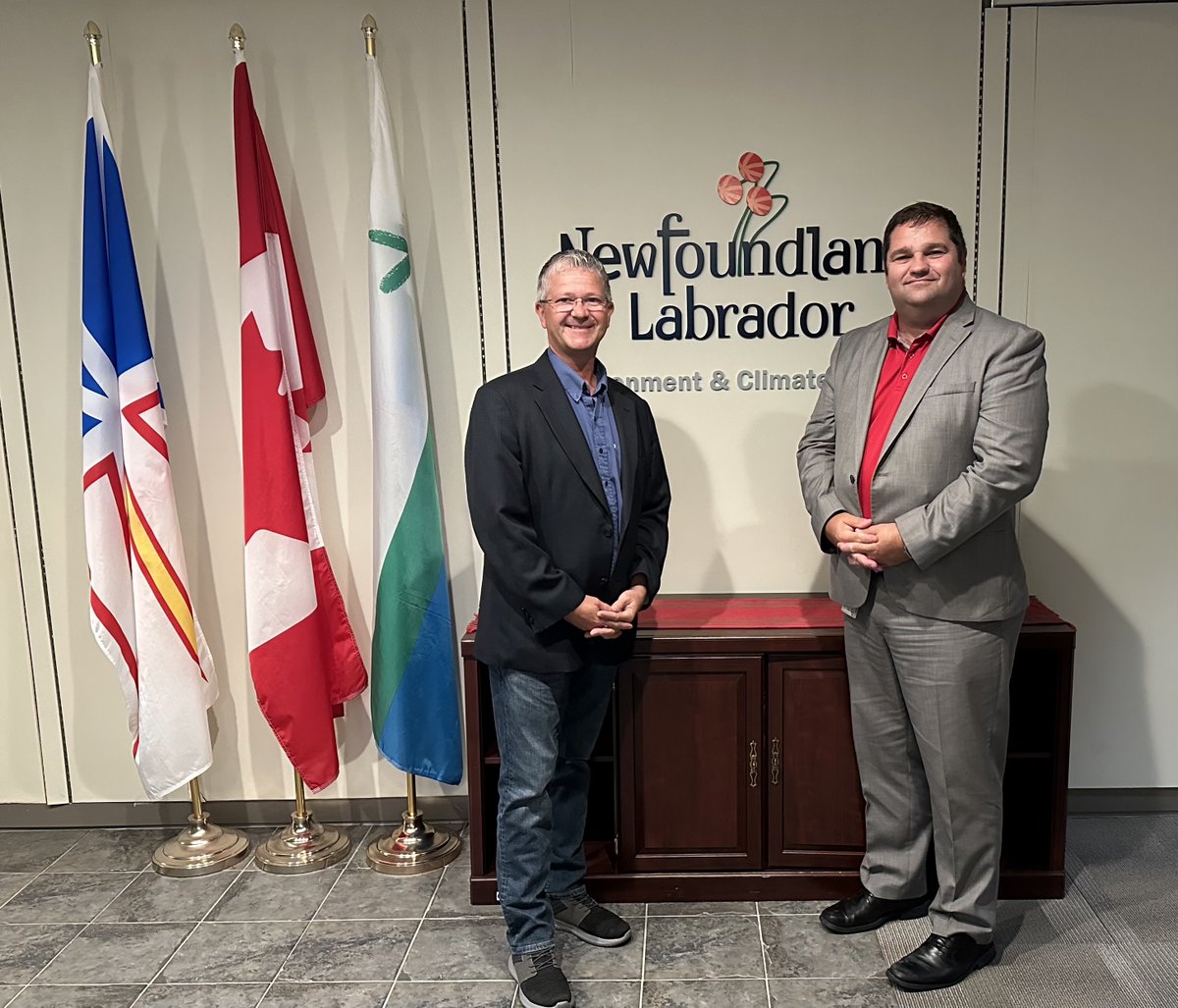 It is always a pleasure sitting down with Minister Bernard Davis to discuss issues affecting our membership. 
We look forward to continuing the conversation surrounding renewable energy and opportunities in our province. #BuildingTrades