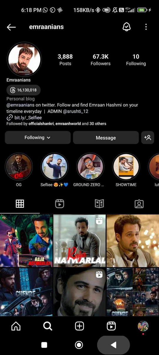 srushtik's tweet image. Love when my feed looks like this 😍
#Rajanatwarlal #chehre 

#EmraanHashmi 🖤