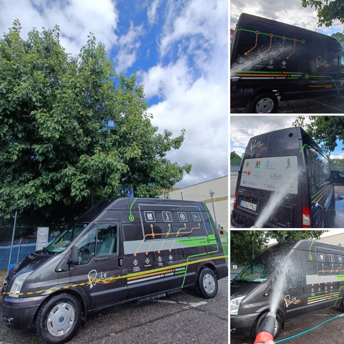 profesorFP's tweet photo. Tralo verán ao sol cómpre poñer a punto o camión de comida na rúa "PonteVan".
A formación profesional volve á rúa 🫵
#PonteVan
#Comidanarúa
#foodtruck
#foodtruckworld https://t.co/wkgUNkppHK