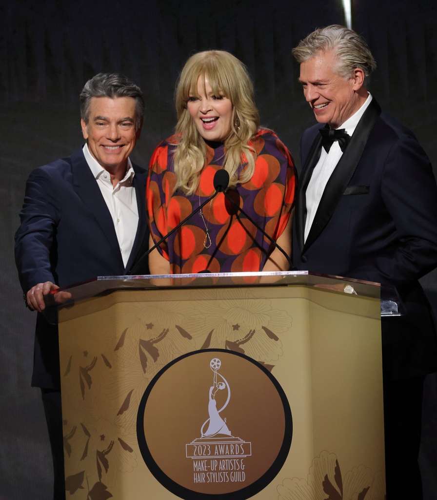 How lucky we were to have the handsome @petergallagher and <a href="/chrismcdonald50/">Chris McDonald</a> as presenters at the 10th annual #MUAHSawards 🔥 The teleprompter asked them to smolder, and they delivered! (with the help of @followtheblonde)