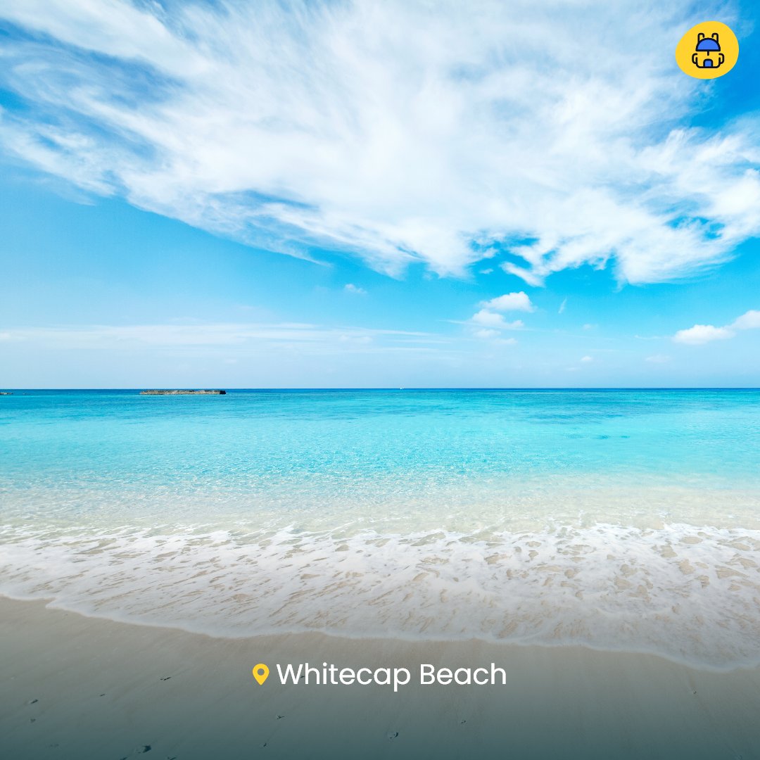 Unplug, unwind, and let the rhythm of the sea set the pace at Whitecap Beach. Your escape to serenity starts here. 🌴🌊 #whitecapbeach #seasideserenity #packedbagus