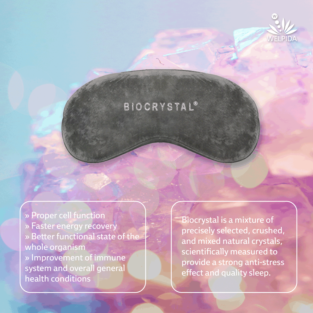 WelpidaOfficial's tweet photo. Welpida's Biocrystal products will help you get more quality sleep and energy and greatly reduce stress levels throughout your daily life! 😴🌙💫

Only @ https://t.co/NEr5ayb1uC!

#wellbeing #sleep #energy #healthylifestyle #healthyliving #innovative #holistichealth #sleepaid https://t.co/H4z7V1Bq6x
