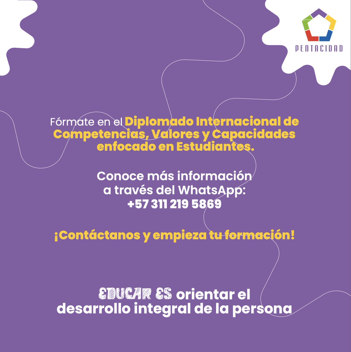 Despliega todo tu potencial con nuestro Diplomado Internacional para Estudiantes. ¡Hola, jóvenes brillantes! ¿Estás listo para destacarte en un mundo competitivo mientras fortaleces tus valores y habilidades?
No dejes pasar esta oportunidad única. ¡Inscríbete ahora!!!!
