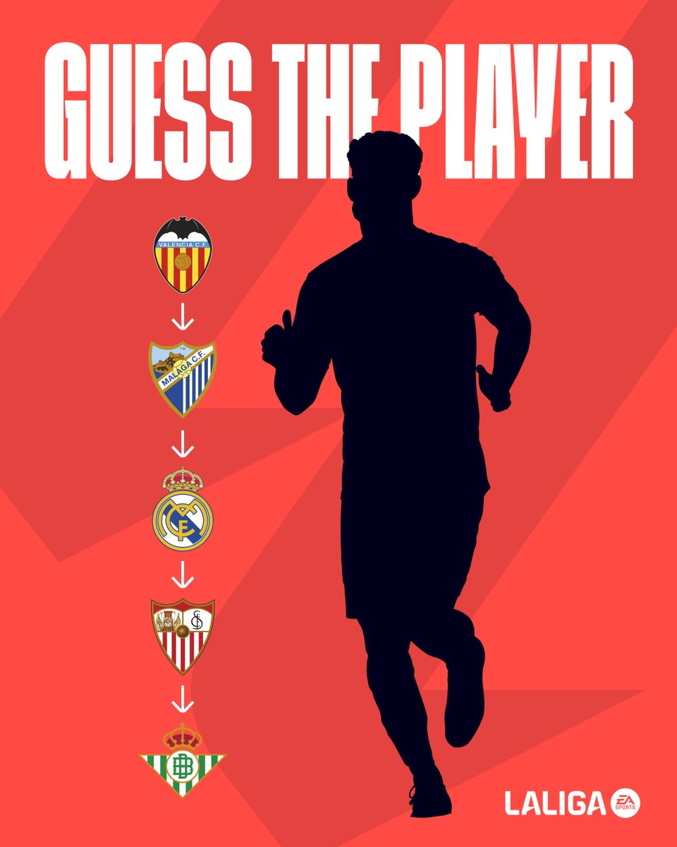 LaLiga's tweet photo. ¿Eres capaz de adivinar el jugador? ✍️⤵️

#LALIGALimite24h https://t.co/vXffNdadrq