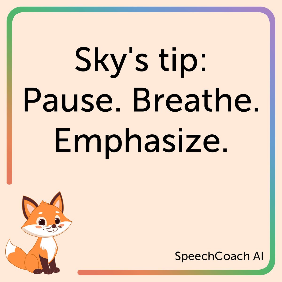 SpeechCoachAI's tweet photo. The art of effective speaking is in the details. Join us on this transformative journey! #SkySpeaks

#SpeechCoachAI #SpeechAndDebate #Debate #AI #EdTech https://t.co/0ls4MHKsvK