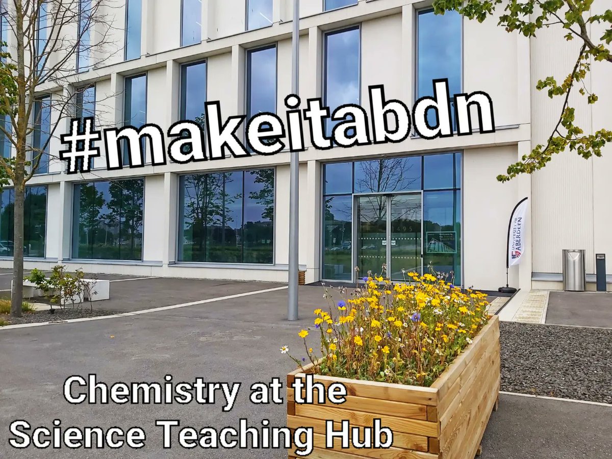 Peter_Henderson's tweet photo. Great to talk to so many prospective Chemistry students today in Elphinstone Hall and the Science Teaching Hub at @aberdeenuni Open Day
#chemistry #makeitabdn
Thanks to staff and student volunteers & helpers π©βπ¬ββπ§ͺπ¨βπ¬ https://t.co/oF9WhTVz2c