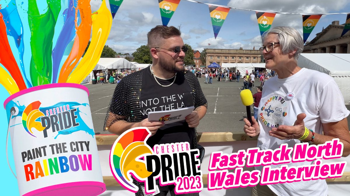 Dr Olwen Williams @OlwenOlwen talks about Fast Track North Wales @FastTrackCymru at @ChesterPride Pridecast