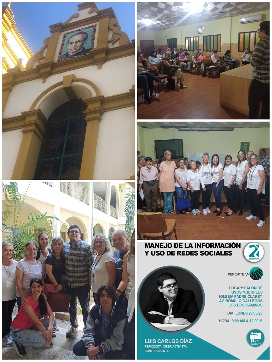 asoamigos2k's tweet image. En 2kamigos estamos orgullosos x el éxito logrado en el taller: "Manejo de la Información y Uso de Redes Sociales" liderado por el periodista Lic. Luis Carlos Diaz @reporteya y su equipo de trabajo Patricia Rodriguez Orozco,Patricia Spadaro, quienes compartieron su conocimiento