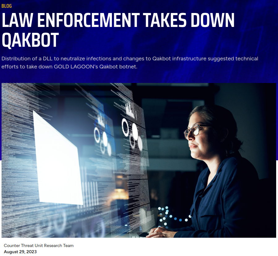 R3MRUM's tweet photo. Awesome catch by my colleagues who were on top of the #QakBot takedown activity this past weekend!
https://t.co/NgI8kiGCMR
#Secureworks #malware #InfoSec #IWorkForSecureworks https://t.co/T5Fe2pkh74