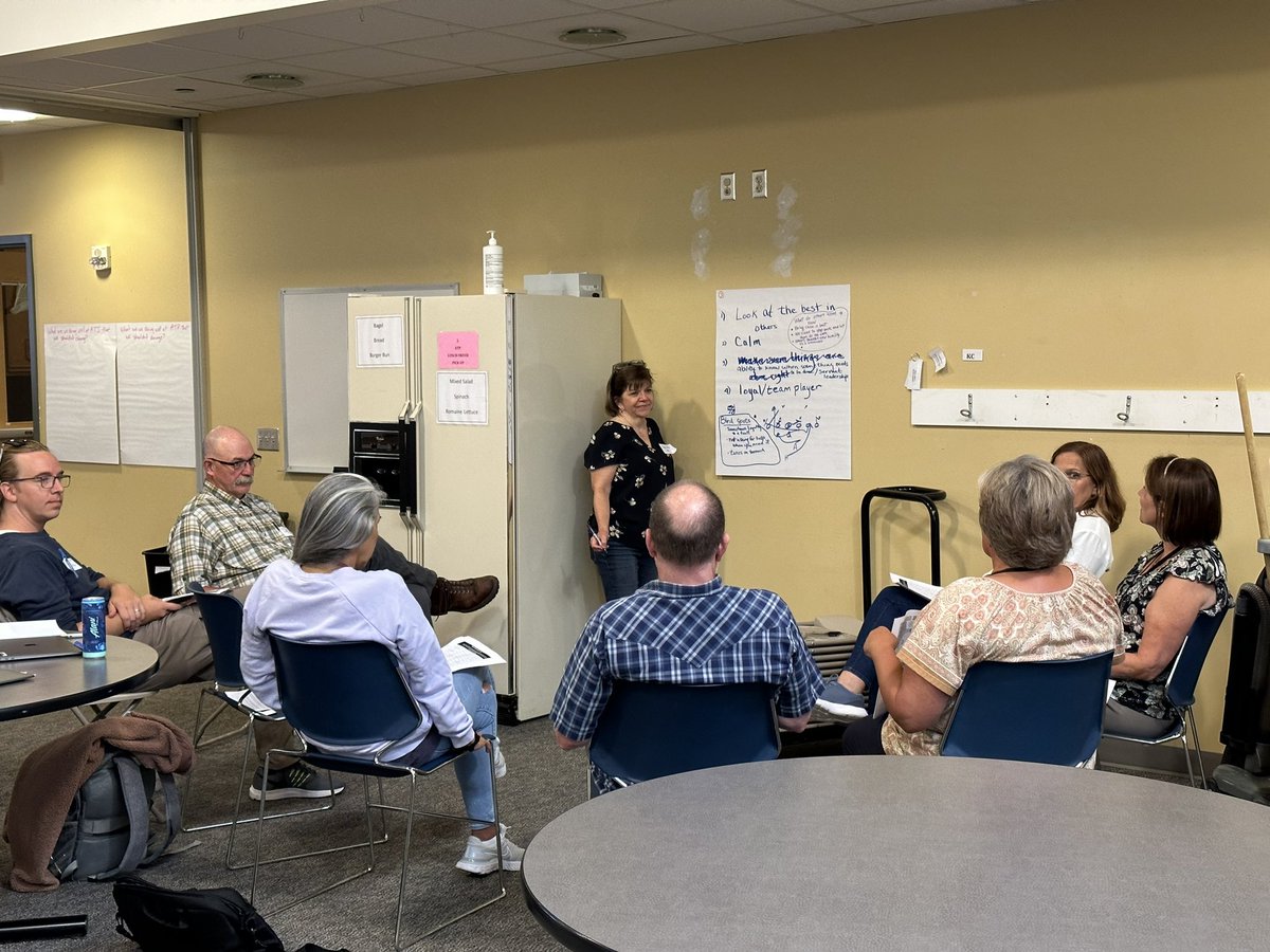 ScottIrwin75's tweet photo. Great to be leading an amazing day of professional learning with our Adult Transition Program and vision teams today to launch the 23-24 school year in Northshore School District.  Excited to be working with these rock star professionals! https://t.co/pZpyRdw7UU