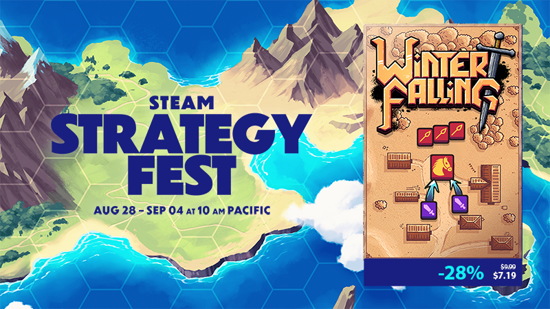 Rarykos's tweet image. Excited to see Winter Falling: Battle Tactics in #StrategyFest !!

⚔️ Try the demo, it's got the whole campaign!

I promise it has ONLY 3 dad jokes.