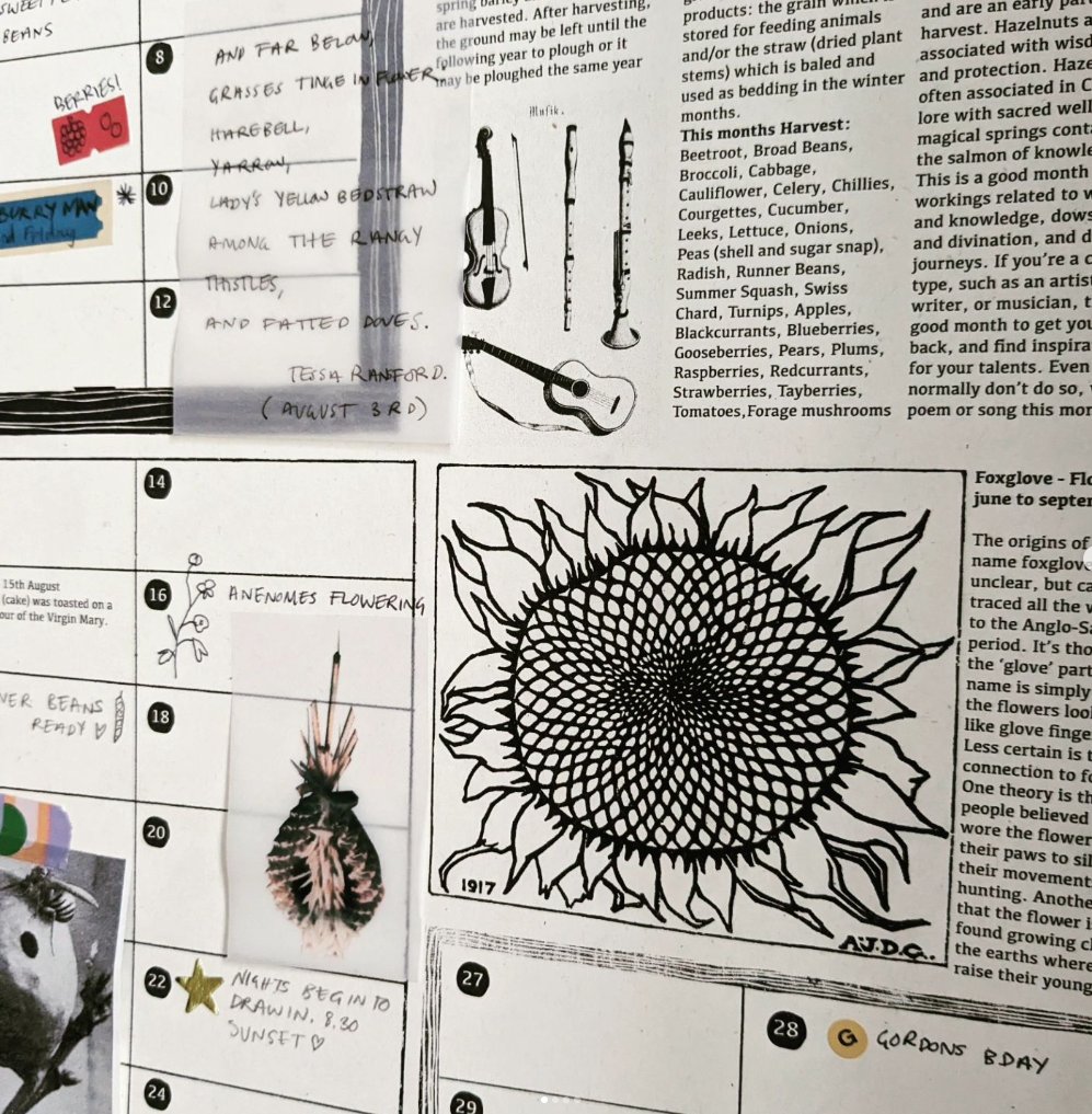 quiniemusic's tweet photo. Almanacs are back! Visit my website if you would like one <3 https://t.co/nszky9pJ7I https://t.co/yi6342aQDh