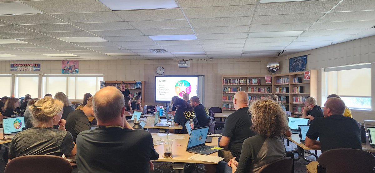 DaveHelke's tweet photo. Thank you Jessica Thomas for taking @eagleridge191 staff deeper with their Tier 1 by focusing on the WHY behind WICOR! #RigorForAll #AVIDSchoolwide https://t.co/YnKfB2CTC0