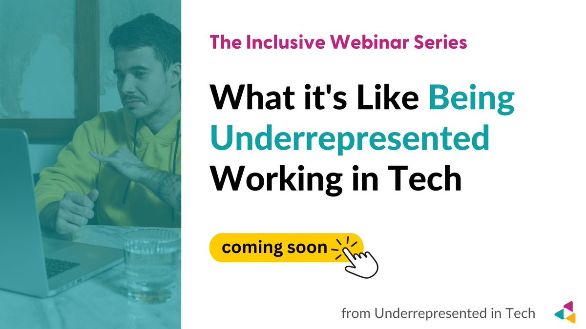 UnderRepdInTech's tweet image. You will not want to miss this!

Presenting: The Inclusive Webinar Series!  

What it&apos;s Like Being Underrepresented Working in Tech  

underrepresentedintech.com/webinars

#InclusionInTechSeries #UITWebinars