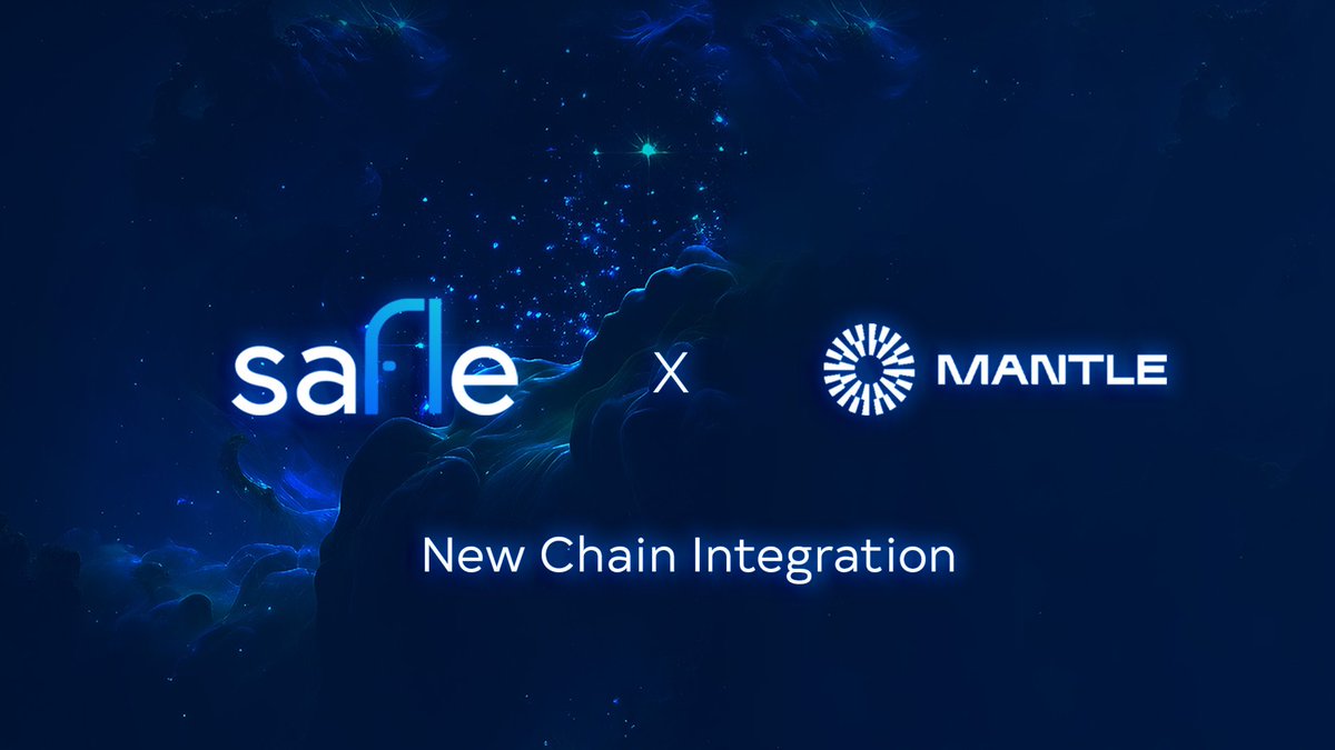 GetSafle's tweet photo. @0xMantle is now live on the #SAFLEWalletย !
๐ Easily view & transfer crypto assets
๐ Name based wallet integration
โ
Interact with DApps on Mantle (coming soon)
โ๏ธ 7 blockchains integrated
๐ฆพ Explore now ๐ https://t.co/OVIyT2BlKp