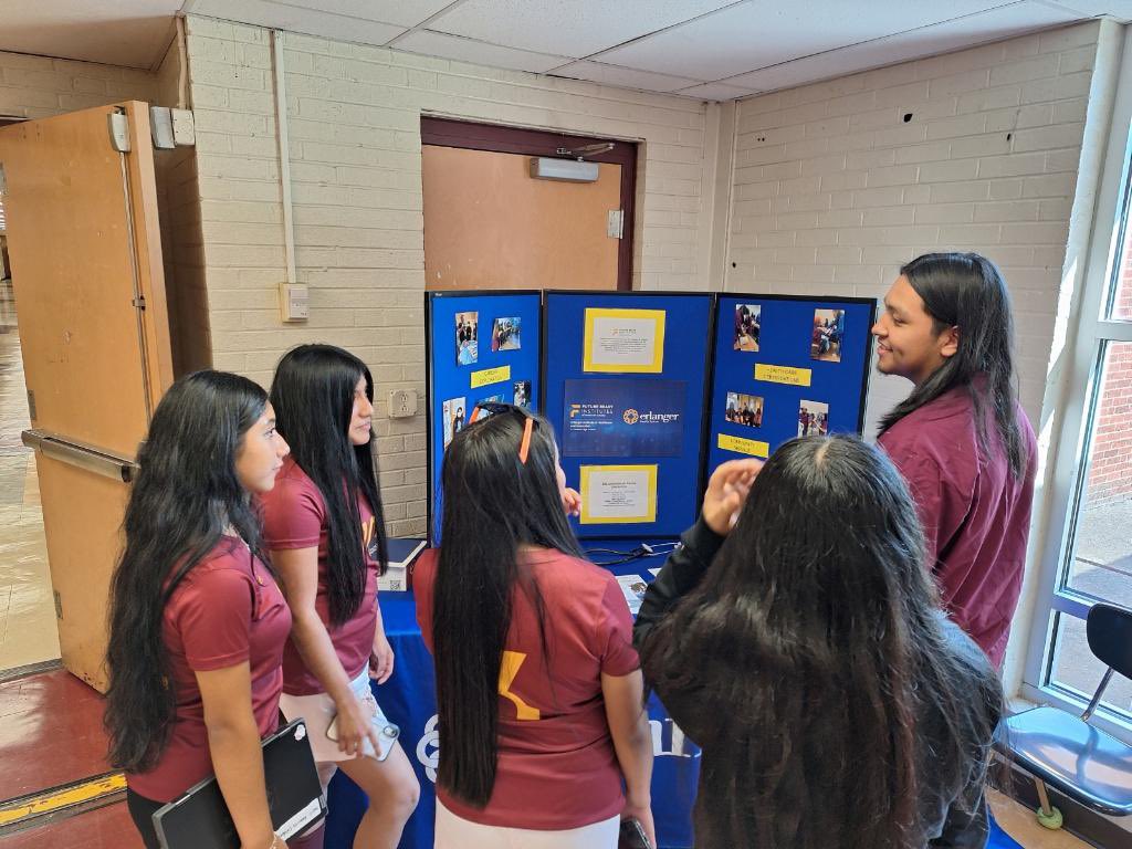 Spotlight on Thomas Miguel, a dedicated CTE Health student &amp; Ambassador! Thomas shared valuable insights about the <a href="/EIHIHowardHigh/">Erlanger Institute of Healthcare and Innovation</a> institute during the FRI Mini-Kickoff at Open House last week. A big thank you to him for his hard work &amp; dedication! <a href="/oliviagbagby/">Dr. Olivia Bagby</a> <a href="/HustlinTigers/">The Howard School</a>