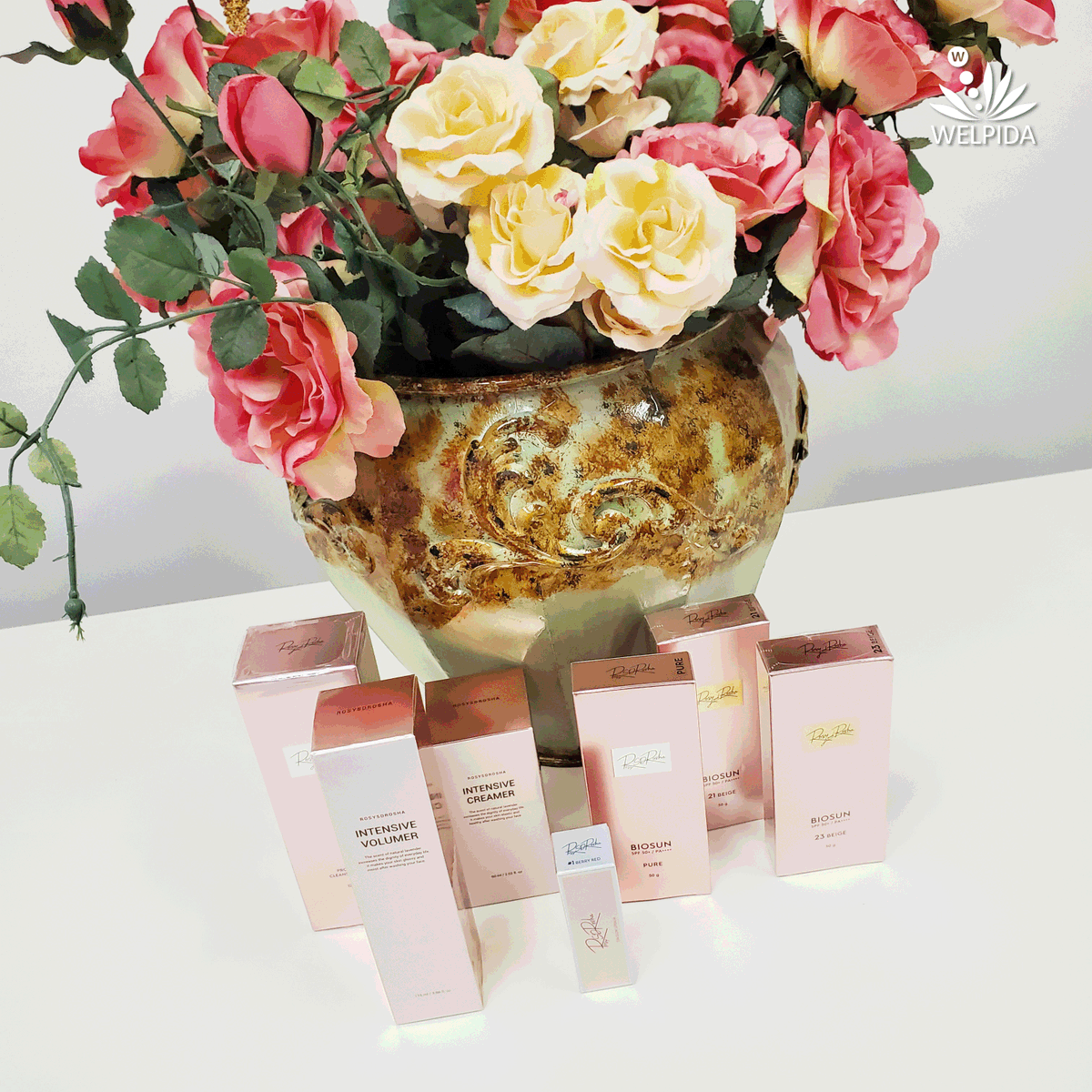 WelpidaOfficial's tweet photo. 𝐖𝐞𝐥𝐩𝐢𝐝𝐚' 𝐋𝐮𝐱𝐮𝐫𝐲 𝐒𝐤𝐢𝐧𝐜𝐚𝐫𝐞 𝐋𝐢𝐧𝐞 - Rosy &amp; Rosha Skincare
🌸This skincare set is made purely with an 100% Floral Essence Base!
🌸This skincare set will help to rejuvenate, brighten, fight acne, and anti-aging effects.

🌸Shop on https://t.co/NEr5ayb1uC 🔗 https://t.co/w9CounZ1aW