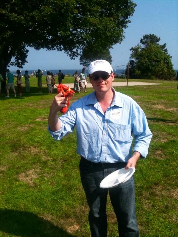 ChrisBuck's tweet photo. One of the few times @AlexTalcott let me take a picture of him. Usually, he was the one pointing the camera at politicians. I'm glad that he looks genuinely happy. Just over 12 years ago at the #NHYR lobster bake while working for @ThadMcCotter. Miss those days. Miss you Alex. https://t.co/cKbjhw6v0f