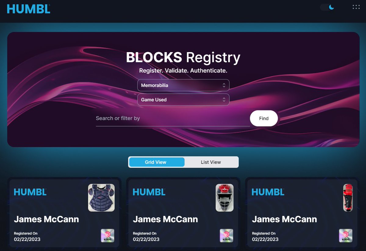 BLOCKS_DAO's tweet photo. A ton of new items have been added to the BLOCKS_Registry over the past month!  Check out all of the fine art, collectibles, bikes, even game used memorabilia!  Go to https://t.co/rYNa84XoRI scroll to the bottom &amp; search almost 1000 items now on chain!

#HUMBL #VerifiedbyBLOCKS https://t.co/0zfzDmyHhg