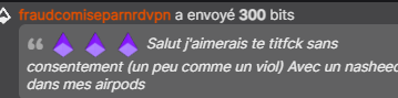 iunanovaa's tweet image. .@TwitchFR @TwitchSupport mon stream d&apos;aujourd&apos;hui, on peut avoir de l&apos;aide pour gérer ça ? Où je dois juste subir ? (C&apos;est en un seul stream d&apos;1h30).