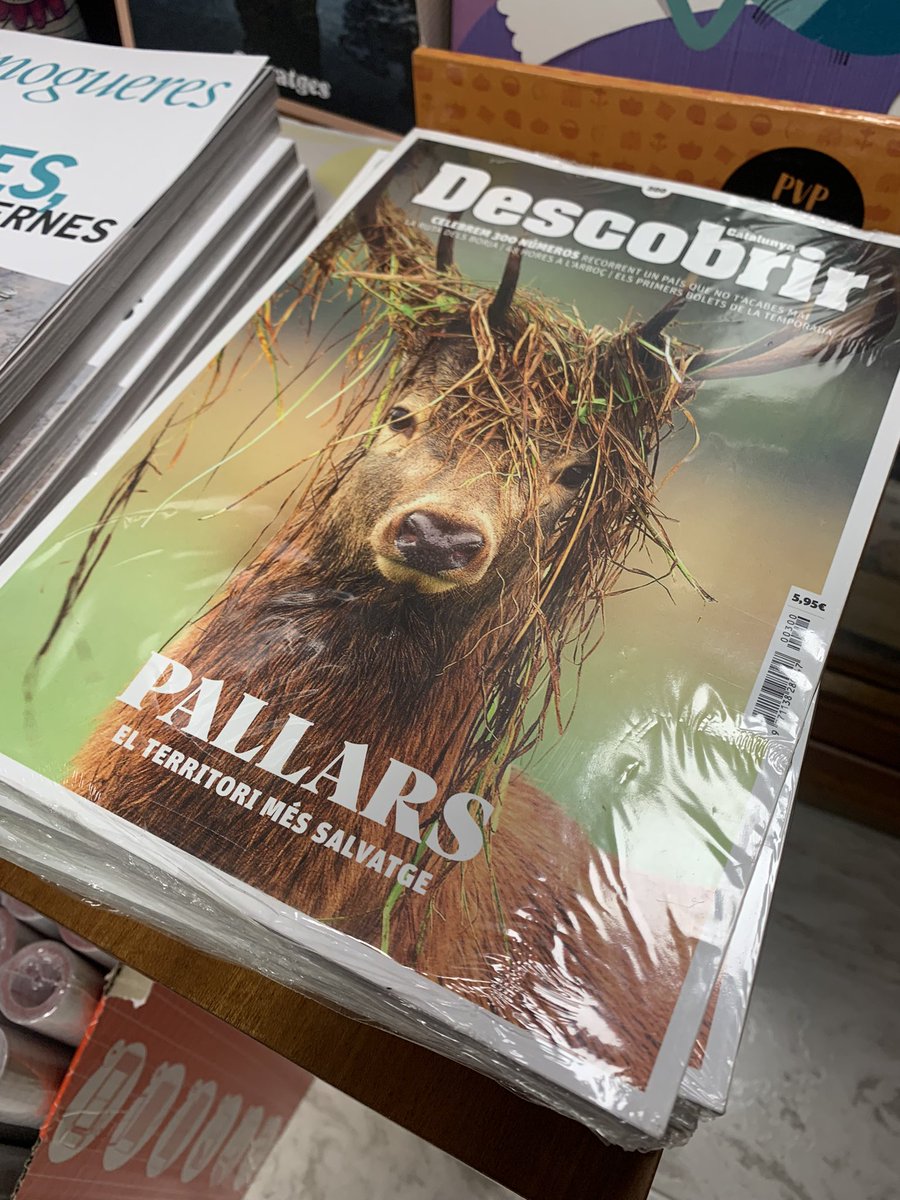 Avui hem posat a la venda un número molt especial de @descobrircat , no només perquè és el que fa 300 de la revista, sinó també perquè dediquen el dossier central al Pallars!