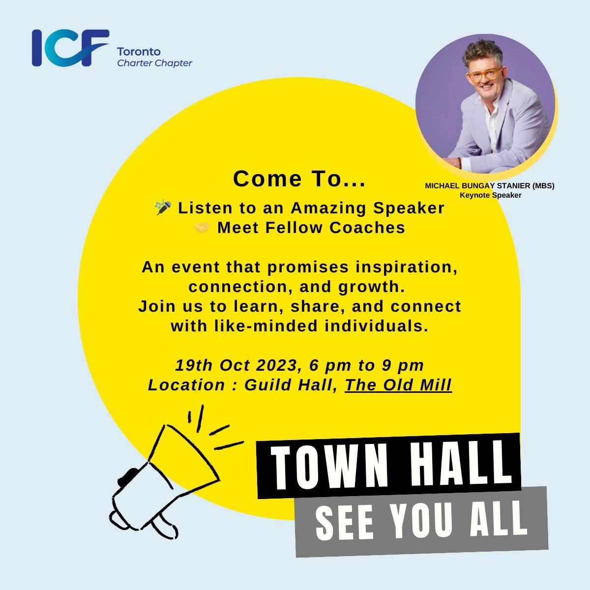 Get ready to ignite your professional journey because events are back and better than ever!
Register at icftoronto.com/events