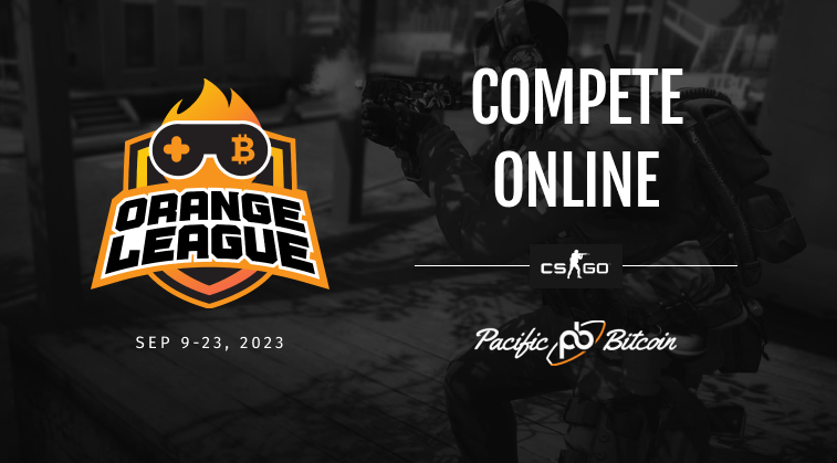 dustupgg's tweet photo. 1/ From 9th to 23rd September, we're working with @pacificbitcoin to host the #OrangeLeague—an online CS:GO tournament for bitcoiners. With a 21,000,000 sats prize pool, it's probably the biggest esports tournament the #bitcoin community has seen to date. So what can you expect? https://t.co/lDdQLEDcFM