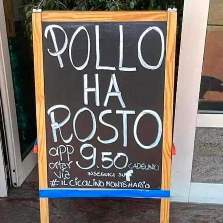 Svuotafrigo's tweet photo. Noi invece lo preferiamo "hallo spiedo" https://t.co/pgy2I3K8X5