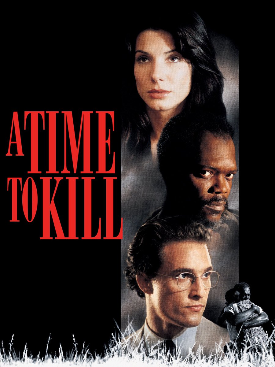 🎫 A Time To Kill 📅 1996 📽 Joel Schumacher #️⃣ #MatthewMcConaughey #SandraBullock #SamuelLJackson #KevinSpacey #DonaldSutherland #KieferSutherland #AshleyJudd #ATimeToKill #NowWatching #FilmTwitter #MoviePosters